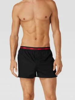 Billig ? HUGO Boxershorts Mit Logo-Bund Im 2er-Pack - Schwarz ?