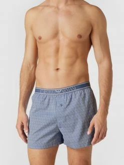 Blitzangebot ? Emporio Armani Boxershorts Mit Label-Print - Hellblau ?