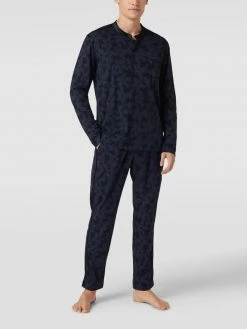 Budget ? Mey Pyjama-Hose Mit Allover-Muster Modell 'BIG FLOWERS' - Dunkelblau ⭐