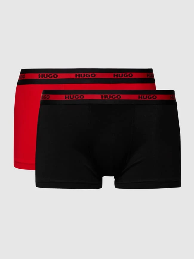 Aktion ? HUGO Trunks Mit Logo-Bund Im 2er-Pack - Rot ⭐ 2 Aktion ? HUGO Trunks Mit Logo-Bund Im 2er-Pack - Rot ⭐ – Bild 2