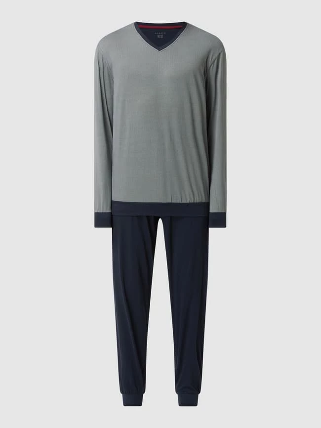 Billig ? Bugatti Pyjama Aus Baumwolle - Blau ? 2 Billig ? Bugatti Pyjama Aus Baumwolle - Blau ? – Bild 2