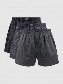 Billig ? Jockey Boxershorts Aus Baumwolle Im 3er-Pack - Dunkelblau ?