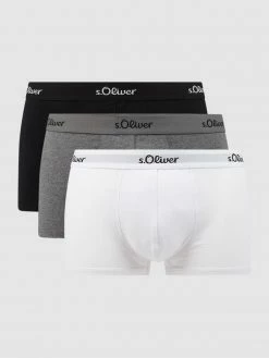 Budget ? S.Oliver RED LABEL Trunks Mit Stretch-Anteil Im 3er-Pack - Mittelgrau Meliert ⌛