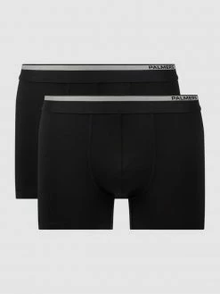 Coupon ⭐ Palmers Trunks Mit Stretch-Anteil Im 2er-Pack Modell 'Authentic' - Schwarz ?