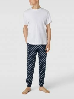 Budget ? Calida Pyjama-Hose Mit Allover-Muster - Dunkelblau ?