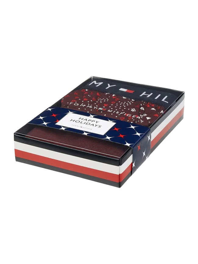 Aktion ? Tommy Hilfiger Boxershorts Und Socken Im Set - Aubergine ? 2 Aktion ? Tommy Hilfiger Boxershorts Und Socken Im Set - Aubergine ? – Bild 2