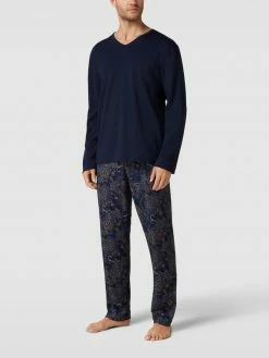 Bester Verkauf ? Mey Pyjama Mit Allover-Muster - Dunkelblau ?