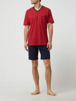 Blitzangebot ? Götzburg Wäsche Pyjama Aus Baumwolle - Rot ?