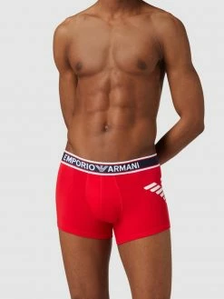 Beste Bewertungen von ? Emporio Armani Trunks Mit Label-Print - Rot ?