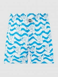 Besorgen ? Deal Boxershorts Aus Baumwolle Mit Allover-Muster - Hellblau ?