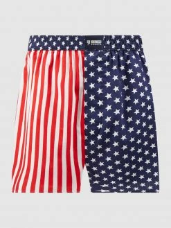 Brandneu ? Happy Shorts Boxershorts Mit Allover-Muster - Blau ❤️