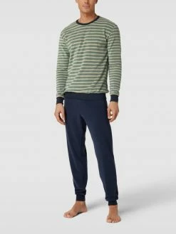 Aktion ? Calida Pyjama Mit Stretch-Anteil Modell 'Relax Terry Pyjama' - Grün ?