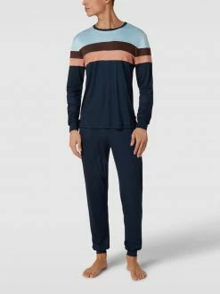 Top 10 ⌛ Calida Pyjama Im Colour-Blocking-Design - Dunkelblau ✨