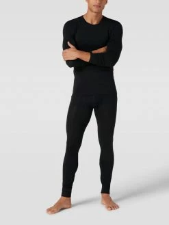 Schlussverkauf ? Schiesser Long Johns Mit Label-Detail Modell 'WARMING BASELAYER' - Schwarz ?
