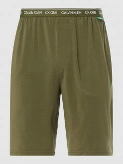 Rabatt ? Calvin Klein Underwear Pyjama-Shorts Mit Stretch-Anteil - Olivgrün ?