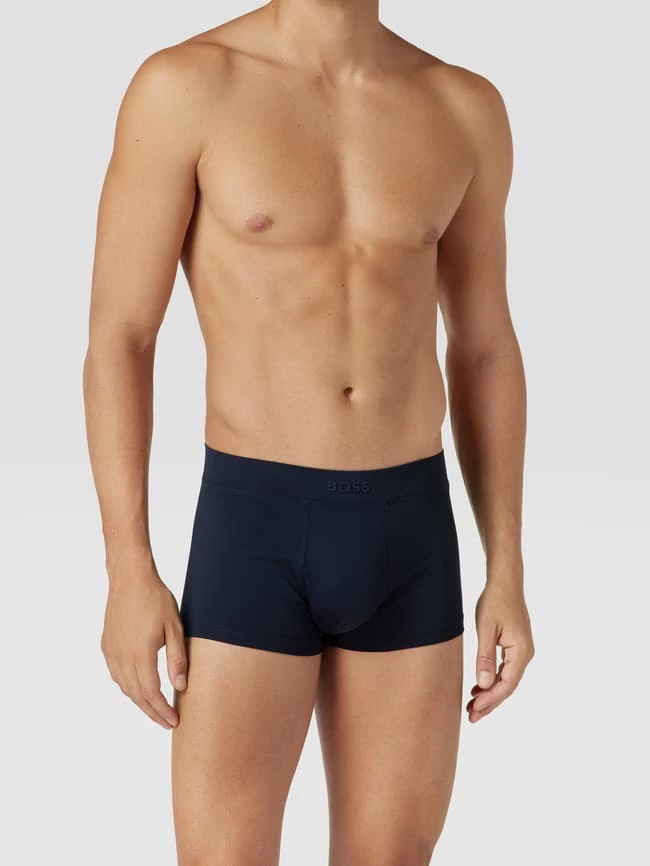 Rabatt ? BOSS Trunks Mit Label-Print Modell 'Energy' - Dunkelblau ? 1 Rabatt ? BOSS Trunks Mit Label-Print Modell 'Energy' - Dunkelblau ?
