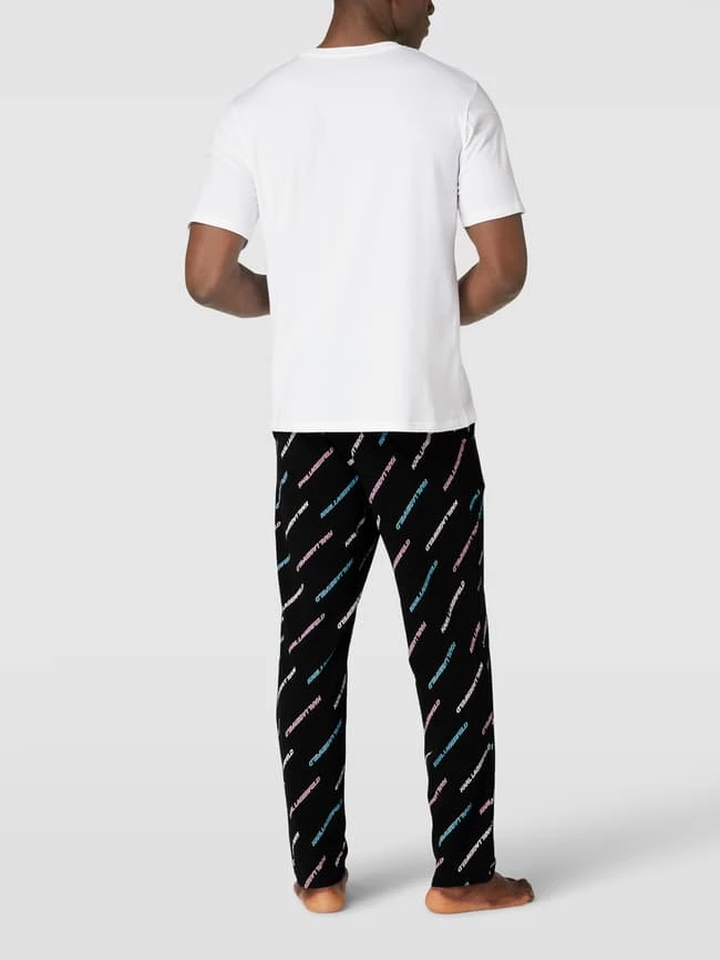 Budget ? Karl Lagerfeld Pyjama Mit Label-Print - Schwarz ? 4 Budget ? Karl Lagerfeld Pyjama Mit Label-Print - Schwarz ? – Bild 4
