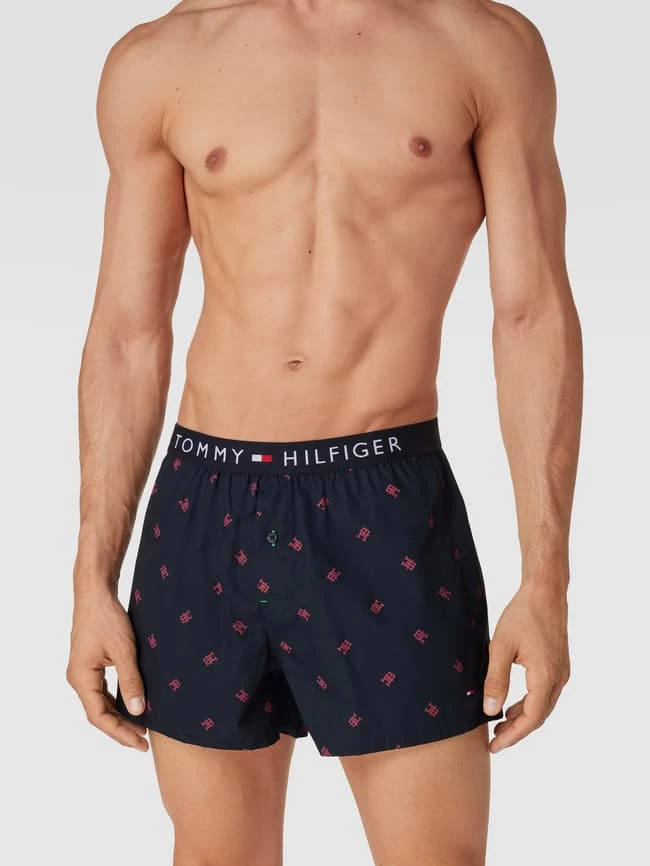 Besorgen ? Tommy Hilfiger Boxershorts Mit Allover-Logo-Muster Modell 'WOVEN' - Dunkelblau ? 1 Besorgen ? Tommy Hilfiger Boxershorts Mit Allover-Logo-Muster Modell 'WOVEN' - Dunkelblau ?