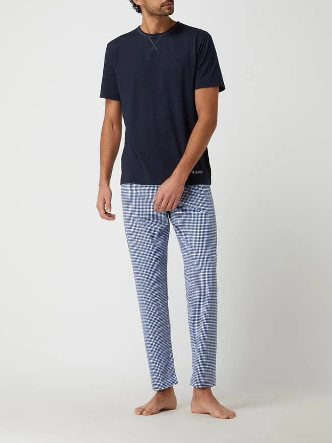 Auslauf ? Mey Pyjama-Oberteil Aus Baumwollmischung - Dunkelblau ? 1 Auslauf ? Mey Pyjama-Oberteil Aus Baumwollmischung - Dunkelblau ?