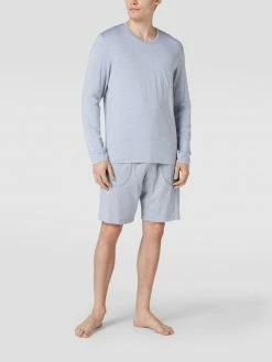 Angebote ✨ Mey Pyjama-Shorts Mit Elastischem Bund - Mittelgrau Meliert ?
