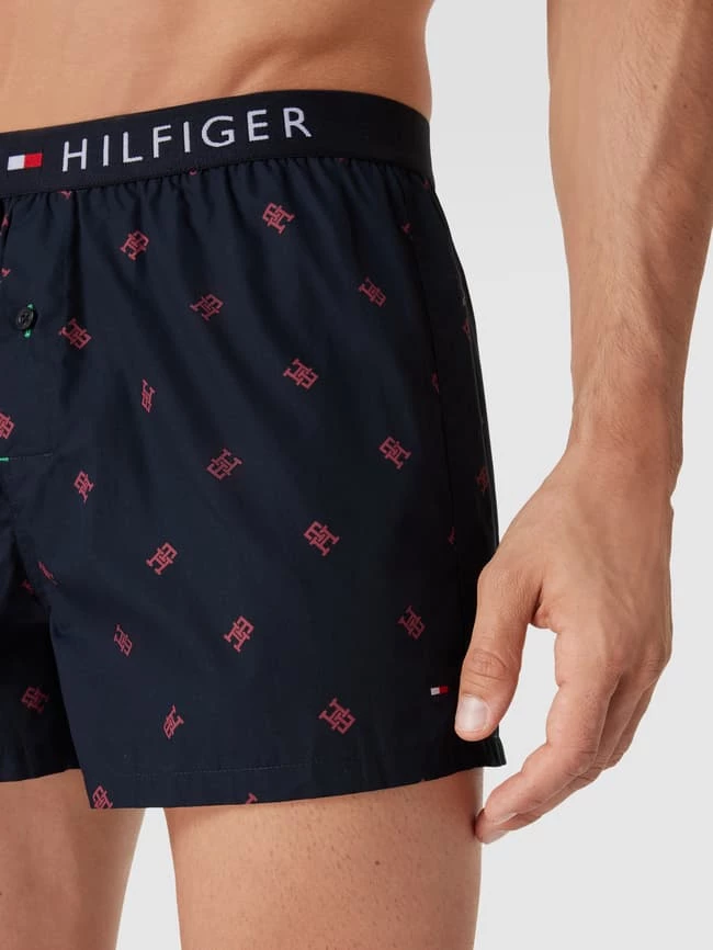 Besorgen ? Tommy Hilfiger Boxershorts Mit Allover-Logo-Muster Modell 'WOVEN' - Dunkelblau ? 3 Besorgen ? Tommy Hilfiger Boxershorts Mit Allover-Logo-Muster Modell 'WOVEN' - Dunkelblau ? â Bild 3