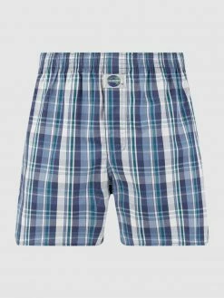 Bestes Angebot ? Deal Boxershorts Aus Baumwolle Mit Karomuster - Dunkelblau ?