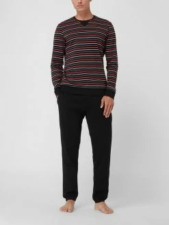 Blitzangebot ⌛ HOM Pyjama Mit Streifenmuster - Schwarz ?