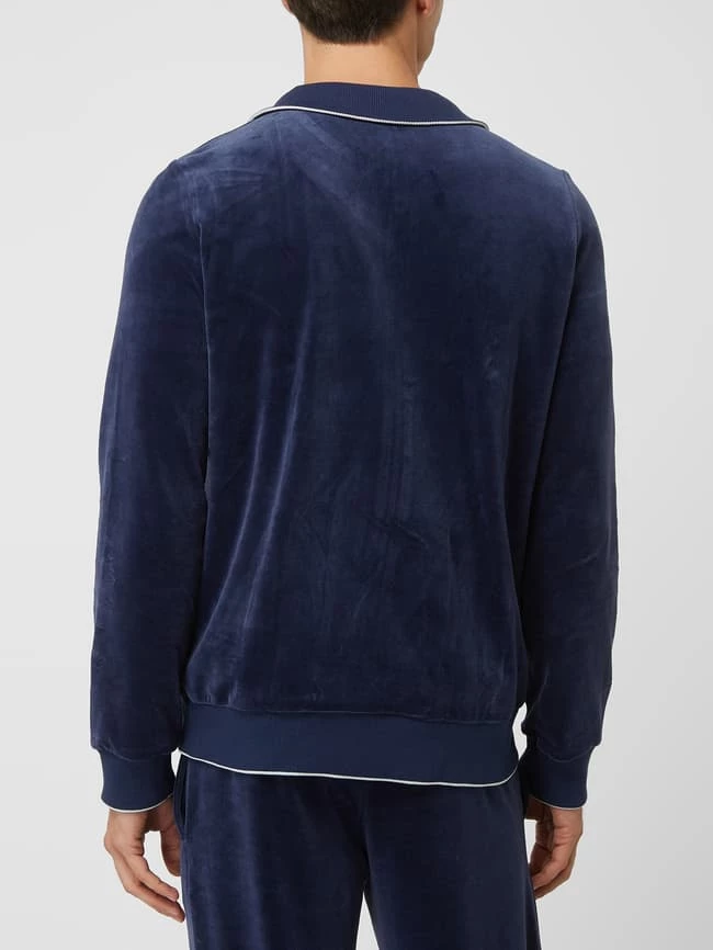 Billig ? HOM Lounge-Oberteil Aus Samt - Dunkelblau ❤️ 5 Billig ? HOM Lounge-Oberteil Aus Samt - Dunkelblau ❤️ – Bild 5