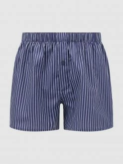 Brandneu ? Hanro Boxershorts Aus Baumwolle Modell ' - Dunkelblau ✔️