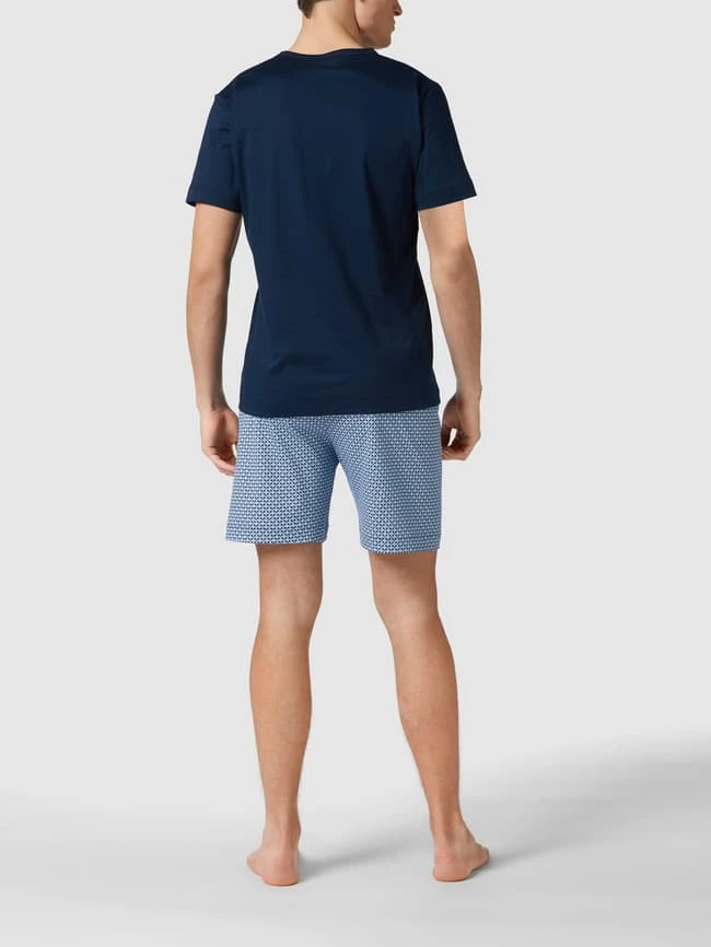 Angebote ? Mey Regular Fit Pyjama Aus Baumwolle - Dunkelblau ? 4 Angebote ? Mey Regular Fit Pyjama Aus Baumwolle - Dunkelblau ? – Bild 4