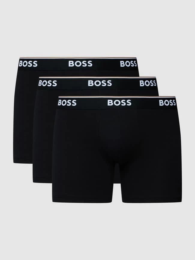 Aktion ? BOSS Trunks Mit Logo-Bund Im 3er-Pack Modell 'Power' - Schwarz ? 2 Aktion ? BOSS Trunks Mit Logo-Bund Im 3er-Pack Modell 'Power' - Schwarz ? – Bild 2