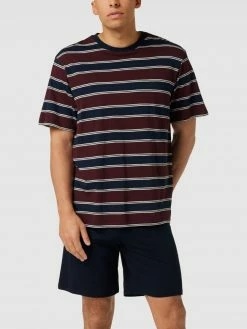 Bester Verkauf ? Schiesser Pyjama Mit Streifenmuster - Dunkelrot ?