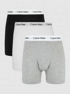 Am billigsten ? Calvin Klein Underwear Classic Fit Retro Pants Im 3er-Pack - Langes Bein - Dunkelgrau ?