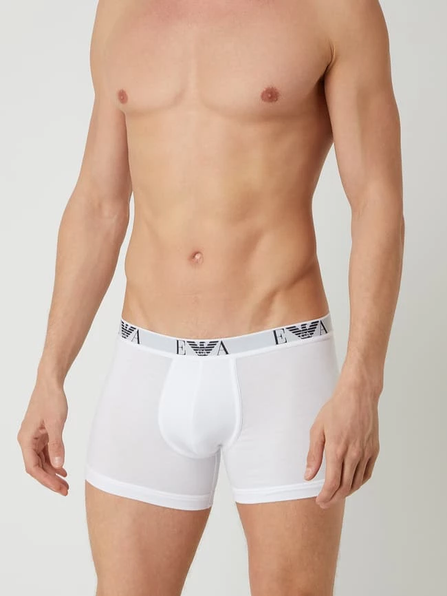 Angebote ? Emporio Armani Trunks Mit Stretch-Anteil Im 2er-Pack - Weiß ? 2 Angebote ? Emporio Armani Trunks Mit Stretch-Anteil Im 2er-Pack - Weiß ? – Bild 2