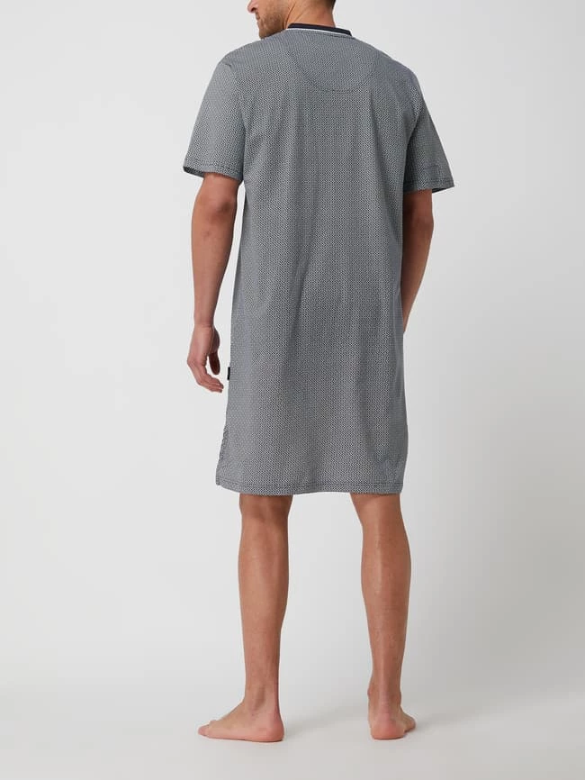 Aktion ? Götzburg Wäsche Nachthemd Aus Baumwolle - Blau ⭐ 4 Aktion ? Götzburg Wäsche Nachthemd Aus Baumwolle - Blau ⭐ – Bild 4