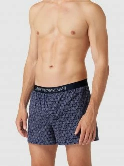 Bester Verkauf ? Emporio Armani Boxershorts Mit Logo-Bund - Dunkelblau ?