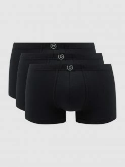 Großhandel ? Bugatti Trunks Mit Stretch-Anteil Im 3er-Pack Modell 'Oslo' - Schwarz ?