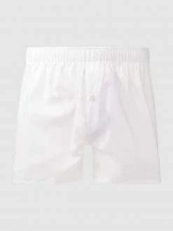 Aktion ⭐ Hanro Boxershorts Aus Baumwolle - Weiß ⌛
