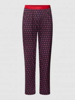 Billig ⌛ Mey Pyjama-Hose Mit Allover-Muster Modell 'STAR' - Rot ?