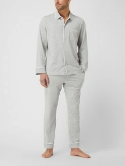 Rabatt ? Seidensticker Pyjama Mit Stretch-Anteil - Mittelgrau Meliert ?