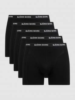 Brandneu ⭐ Björn Borg Perfect Fit Trunks Im 5er-Pack - Schwarz ?