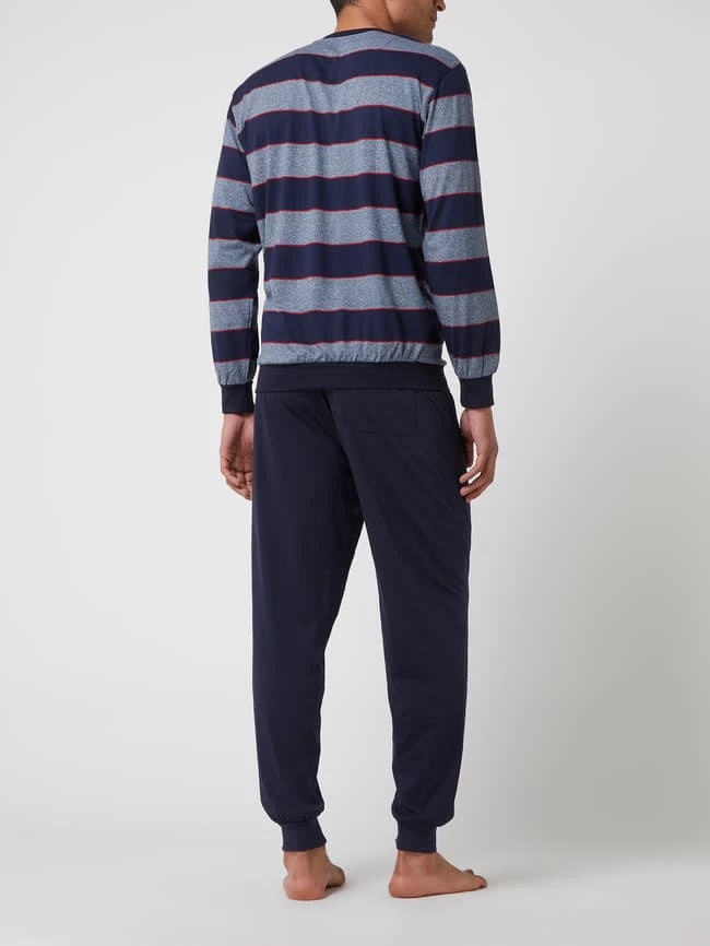 Großhandel ? Götzburg Wäsche Pyjama Aus Baumwolle - Dunkelblau ⭐ 4 Großhandel ? Götzburg Wäsche Pyjama Aus Baumwolle - Dunkelblau ⭐ – Bild 4