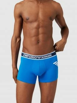 Bestpreis ✨ Emporio Armani Trunks Mit Label-Print - Royalblau ?