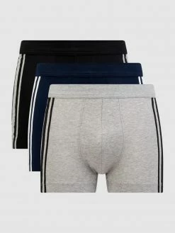 Brandneu ? Schiesser Trunks Mit Stretch-Anteil Im 3er-Pack - Marineblau ?