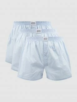 Angebote ? Jockey Boxershorts Aus Baumwolle Im 3er-Pack - Hellblau ?