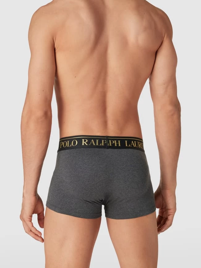 Brandneu ❤️ Polo Ralph Lauren Underwear Trunks Mit Logo-Bund Modell 'SINGLE-TRUNK Gold Reiter' - Anthrazit ? 4 Brandneu ❤️ Polo Ralph Lauren Underwear Trunks Mit Logo-Bund Modell 'SINGLE-TRUNK Gold Reiter' - Anthrazit ? – Bild 4